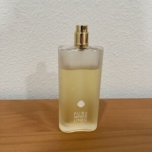 Discontinued Estee Lauder PURE WHITE LINEN Eau de Parfum 3.4oz Spray, ~75% Full